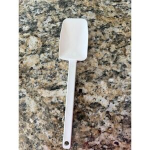 Pampered Chef Mix N Scraper White Silicone Spatula Kitchen Utensil USA QM